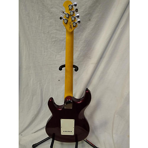 OLP MM4 Silhouette Solid Body Electric Guitar Burgundy