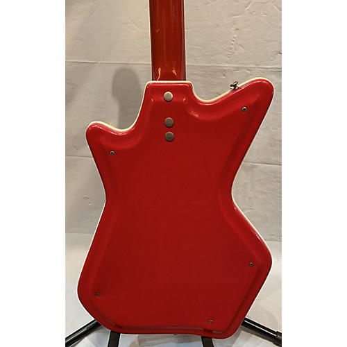 Vintage Airline Resoglass Solid Body Electric Guitar Red
