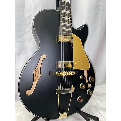 Ibanez AG85 BKF Hollow Body Electric Guitar Black and Gold