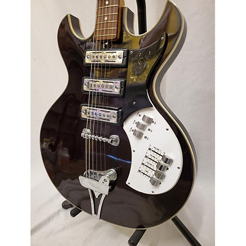 Vintage Teisco 1960s EP93T Hollow Body Electric Guitar