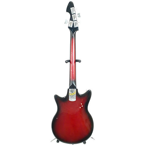 Vintage Kimberly 1960s BS-101 Electric Bass Guitar Candy Red
