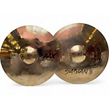 120166426 - Used Sabian AAX BRILLIANT MED PAIR Cymbal