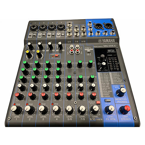 Yamaha Used Yamaha MG10XU 10 Channel Mixer with Effects