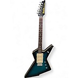 121561313 - Vintage 1983 Ibanez DESTROYER Blue Solid Body Electric Guitar Blue Burst