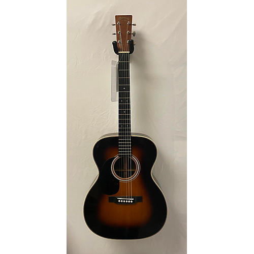 Martin 00028 Left Handed Acoustic Guitar 2 Color Sunburst