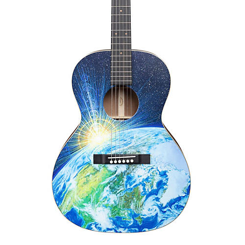 00L EARTH FSC-Certified Grand Concert Acoustic Guitar