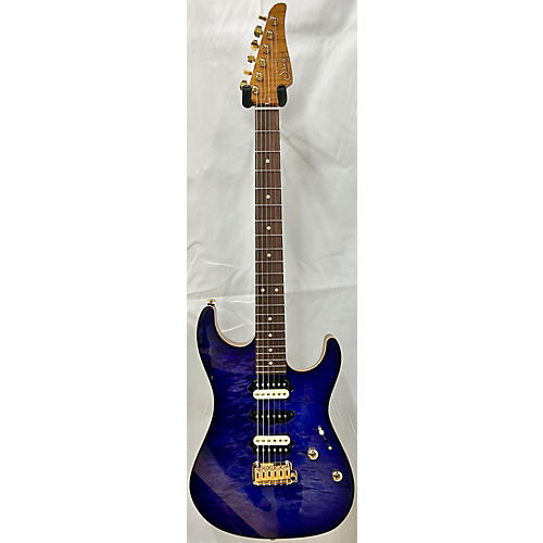 Suhr 01-cUS-0018 Custom Solid Body Electric Guitar Purple
