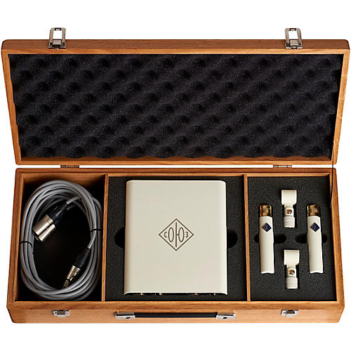 Soyuz Microphones 013 TUBE Matched Pair Small Diaphragm Tube Microphone Single Power Supply Unit with Oak Suitcase (cardioid capsule, 10dB pad)