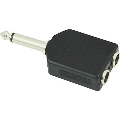 American Recorder Technologies 1/4" Male Mono to Two 1/4" Female Adapter