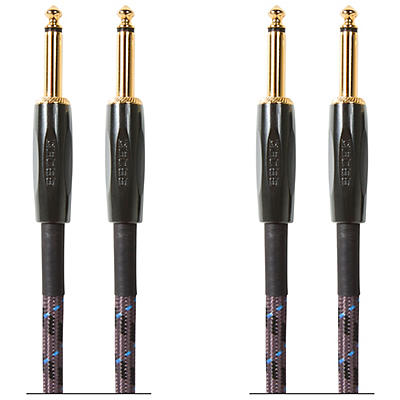 BOSS 1/4" Straight - Straight Instrument Cable - 2 Pack