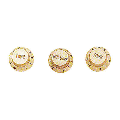 Fender 1 Volume/2 Tone Knobs for Strats -
