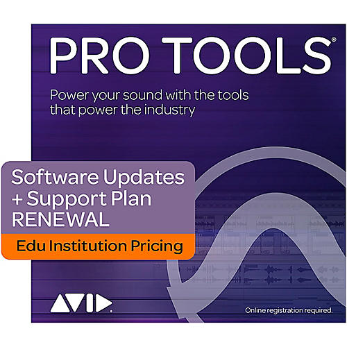 1-Year Update/Support Renewal Pro Tools Institution Perpetual (Boxed)