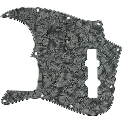Fender 10-Hole American Standard Jazz Bass Pickguard - Black Pearl