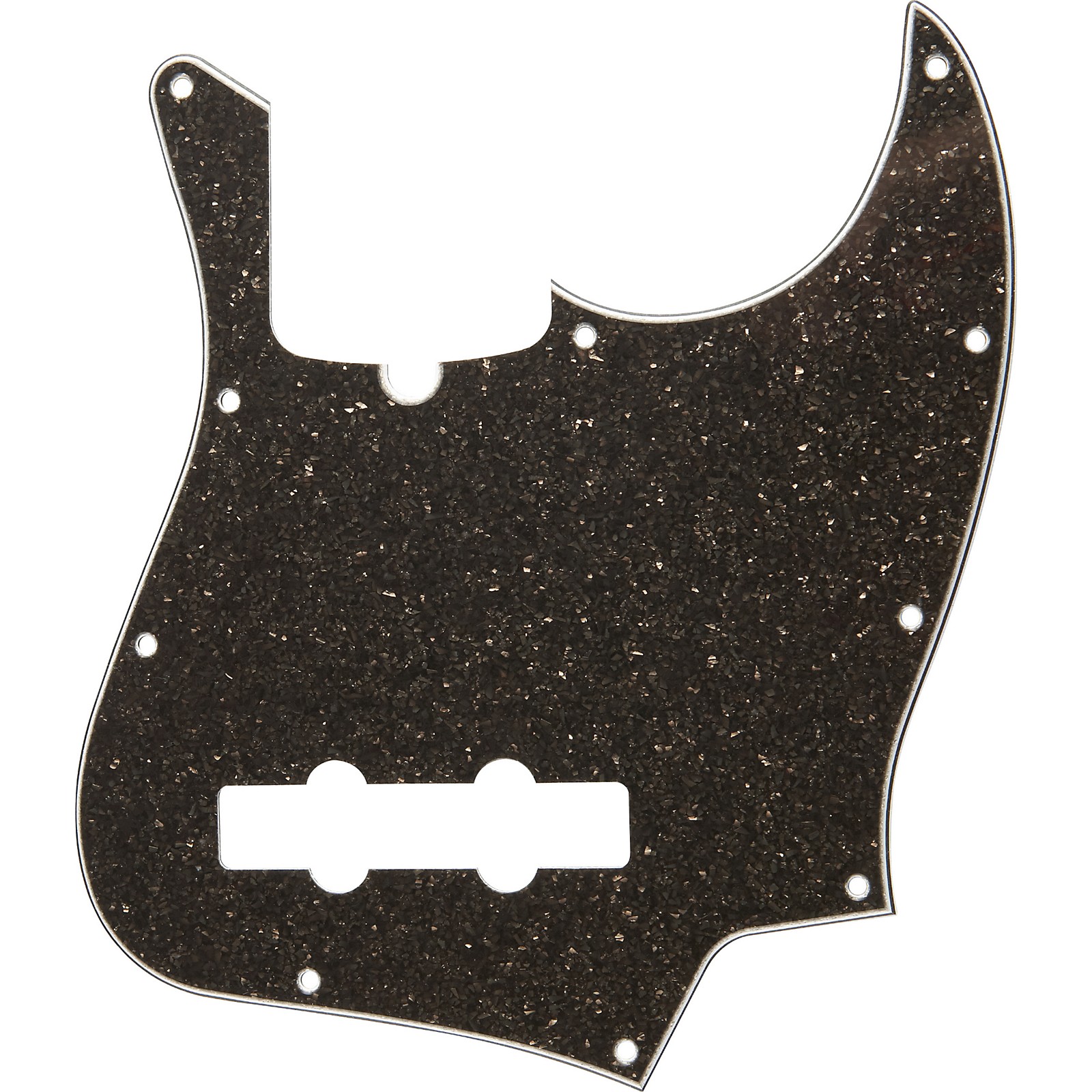 Fender 10Hole Standard Jazz Bass Pickguard Black Glass Sparkle