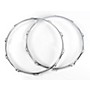 Open-Box DW 10 Lug True Hoop Batter and Snare Side Pair Condition 1 - Mint 14 in. Chrome
