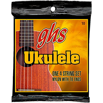 GHS 10 SET Standard Ukulele Clear Nylon Strings Hawaian D Tuning