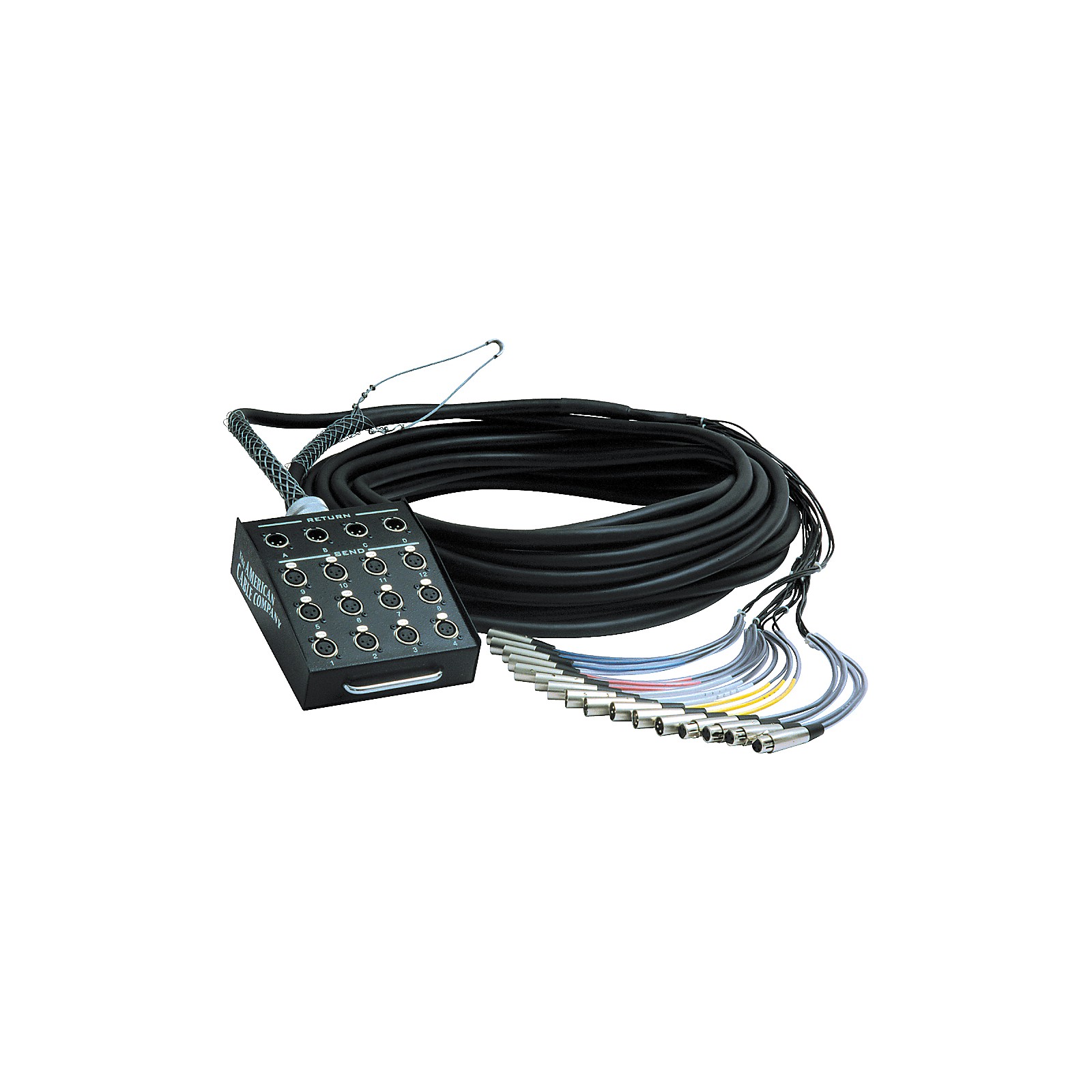 American Cable Company 100' 12Channel/4Return Stage Snake Musician