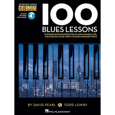Hal Leonard 100 Blues Lessons - Keyboard Lesson Goldmine Series Series Book/2-CD Pack