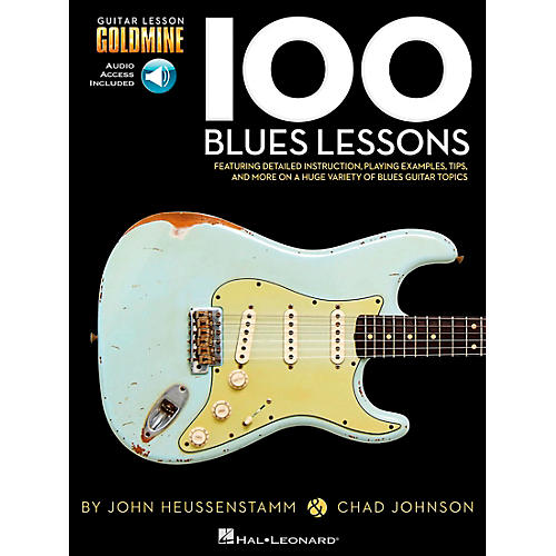 100 Blues Lessons Guitar Lesson Goldmine Series Softcover with Online Audio