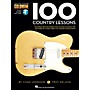 Hal Leonard 100 Country Lessons  Guitar Lesson Goldmine Series Book/CD