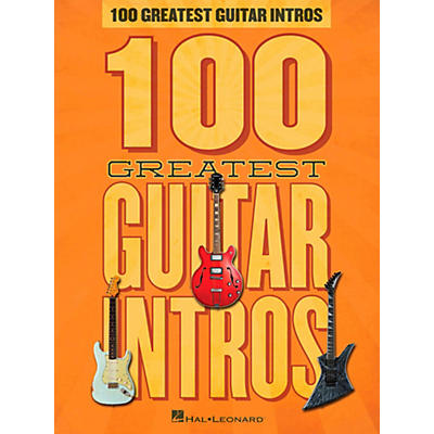 Hal Leonard 100 Greatest Guitar Intros
