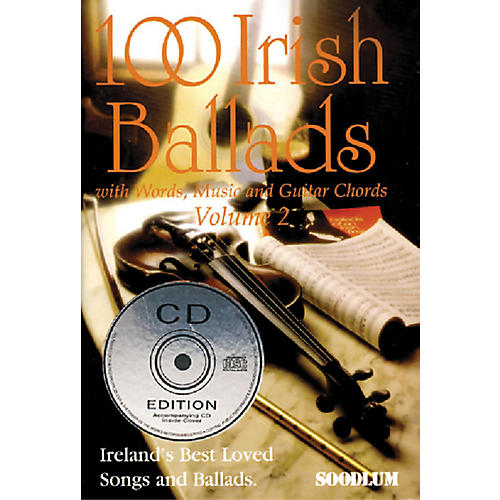 Waltons 100 Irish Ballads - Volume 2 Waltons Irish Music Books Series Softcover with CD