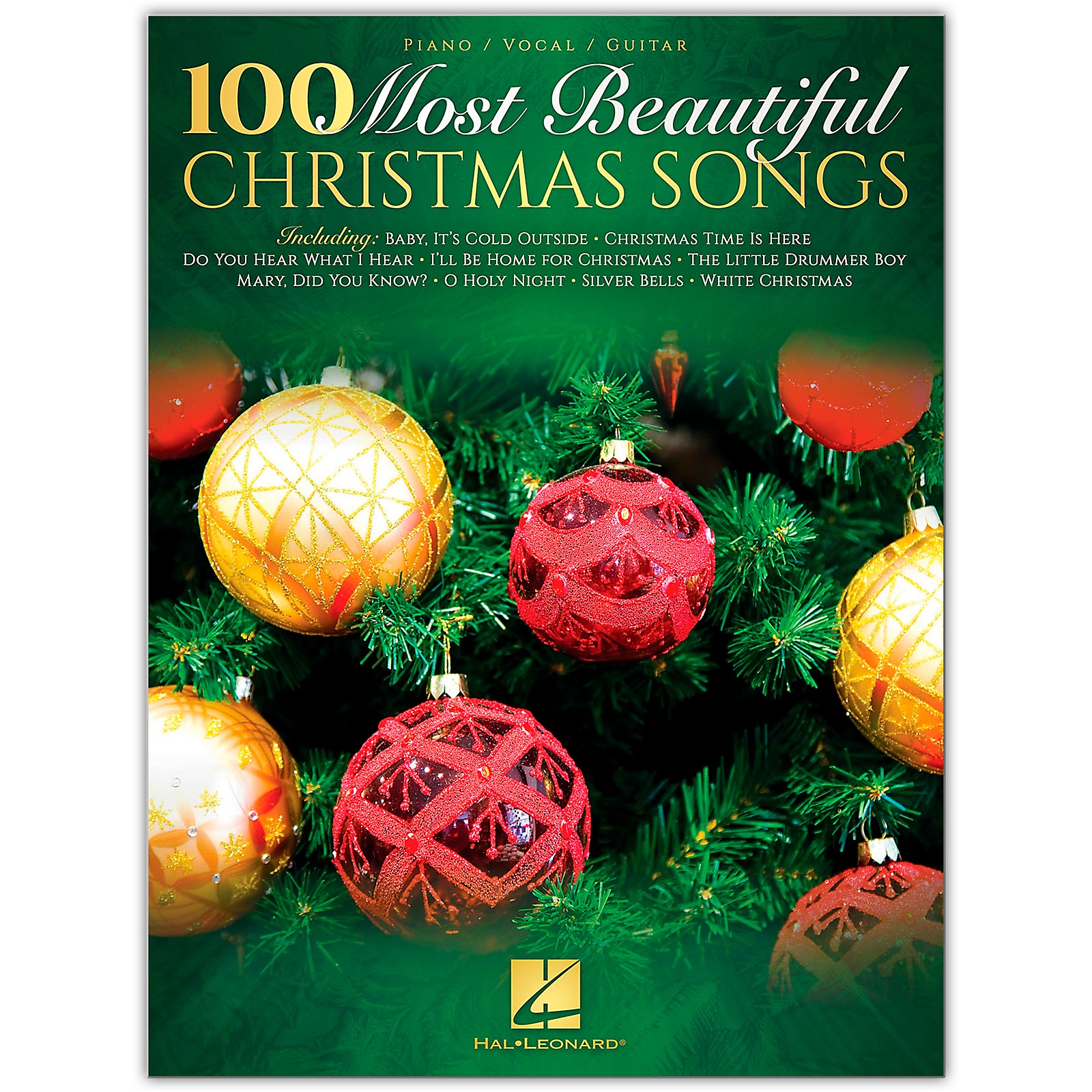 Hal Leonard 100 Most Beautiful Christmas Songs Piano/Vocal/Guitar Songbook | Musician's Friend