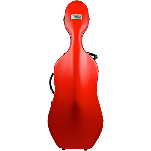 Bam 1001S Classic Cello Case without Wheels Peony Red