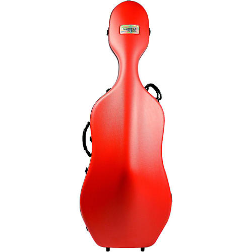 Bam 1001SW Classic Cello Case with Wheels Peony Red