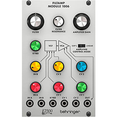 Behringer 1006 Filtamp 24 dB Low-Pass VCF and VCA Eurorack Module