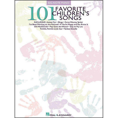 101 Favorite Children's Songs for Big Note Piano