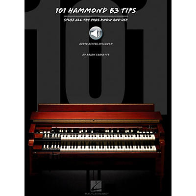 Hal Leonard 101 Hammond B-3 Tips Book/Audio Online