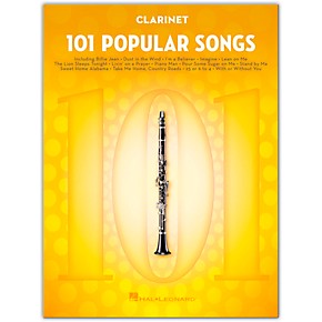 Hal Leonard 101 Popular Songs For Clarinet Musician S Friend