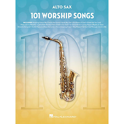 Hal Leonard 101 Worship Songs for Alto Sax