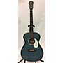 Used Aria 101up Acoustic Guitar STAINED  BLUE