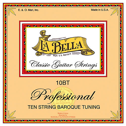 La Bella 10BT Classical 10-String Baroque Tuning Set