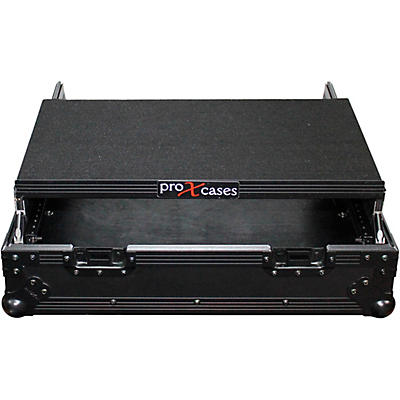 ProX Truss 10U Top Mount 19" Slanted Black on Black Mixer Case