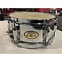 Used Pearl 10X5.5 Firecracker Snare Drum Chrome 172