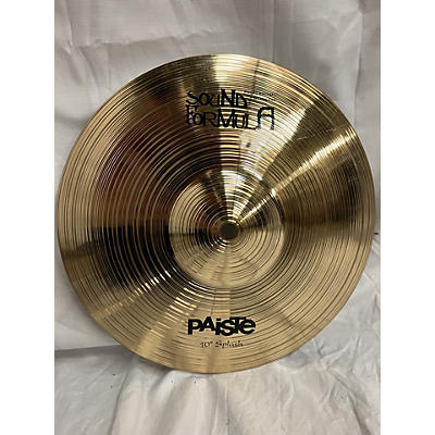 Paiste 10in Sound Formula Splash Cymbal