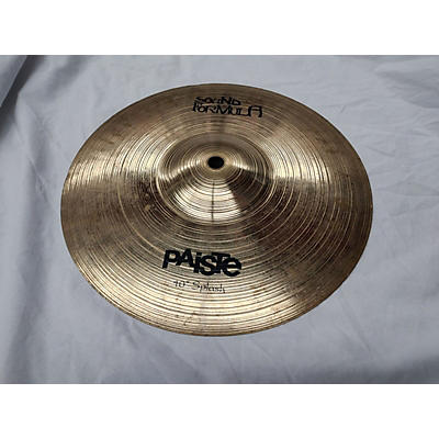 Paiste 10in Sound Formula Splash Cymbal