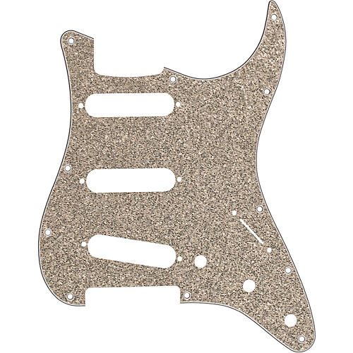 11-Hole Stratocaster Pickguard Aged Glass Sparkle