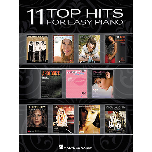 11 Top Hits For Easy Piano - 2008 Edition