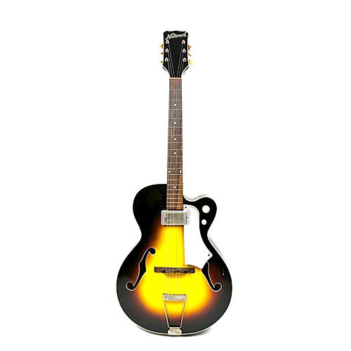National 1107 Debonaire Hollow Body Electric Guitar 3 Color Sunburst