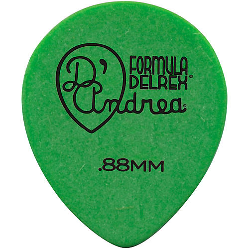 D'Andrea 347 Rounded Teardrop Delrex Delrin Guitar Picks D'Andrea 347 Rounded Teardrop Delrex Delrin Guitar Picks