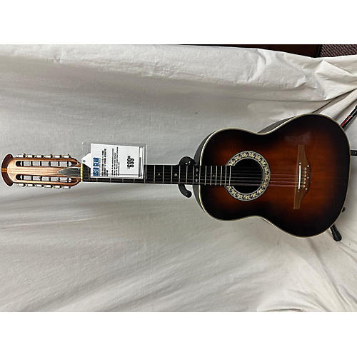 Ovation 1115-1 12 String Acoustic Guitar 2 Tone Sunburst