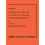 Editio Musica Budapest 113 Studies - Volume 2 EMB Series Composed by Justus Johann Friedrich Dotzauer