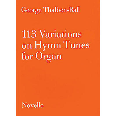 Novello 113 Variations on Hymn Tunes for Organ Music Sales America Series