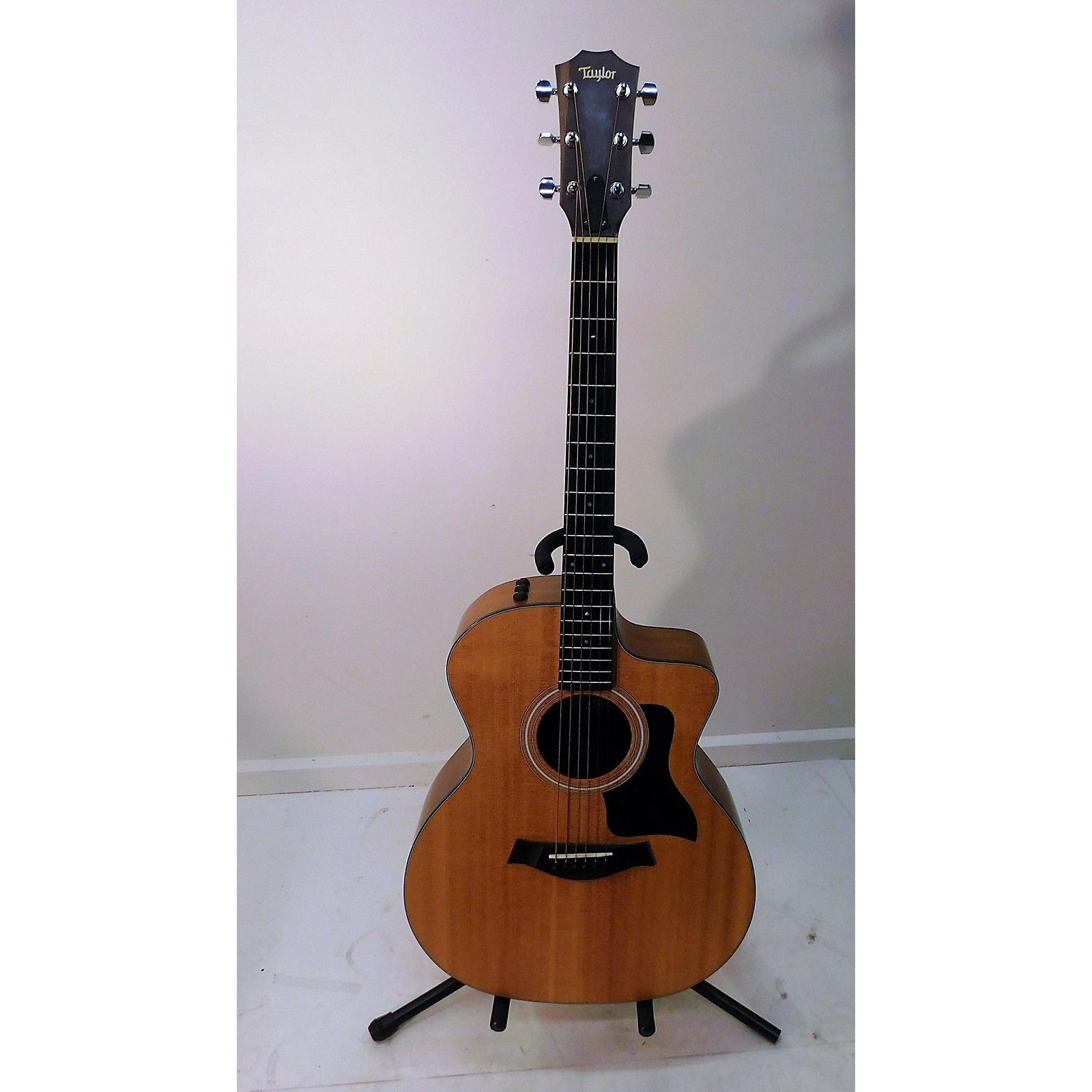 Used Taylor 114CE Acoustic Electric Guitar Natural Musician's Friend