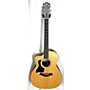 Used Taylor 114CE Left Handed Acoustic Electric Guitar Natural