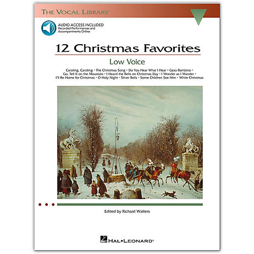 12 Christmas Favorites for Low Voice Book/Online Audio